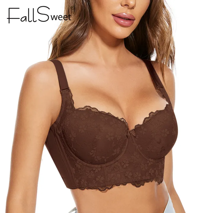 FallSweet%20Push%20Up%20Bra%20Add%20One%20Cup%20Underwire%20Corset%20Top%20Bustier%20%20Bras%20for%20Women%20Longline%20Bralette%20-%20Image%204