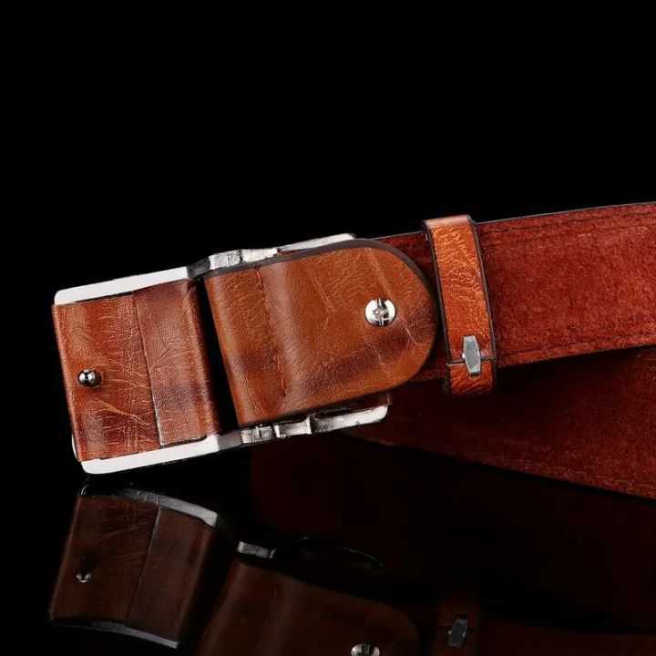 1PC%20Men's%20Business%20Belt%20Smooth%20Buckle%20Leisure%20Belt%20Jeans%20Belt%20Suit%20Pants%20Belt%20-%20Image%204