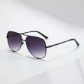 European And American Retro Style Double Beam Toad Mirror Men and Women Metal Sunglasses. 