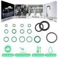 O-Rings Kit Nitrile Rubber Oring Assortment with 4 Hook Set for Various Car Auto Vehicle Repair Plumbing Pressure Washer Air. 