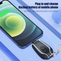 Mini Keychain Power Bank | Ultra-Compact 1500mAh | Emergency Charger for Phones & Gadgets. 
