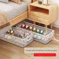 Shoe Storage Box Thickened Steel Frame Foldable Storage Box Bed Bottom PVC Free Installation Household Transparent Storage Shoe Box. 