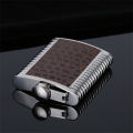 Leather Hip Flask Funnel Wine Pocket Flask 8Oz Pocket Whisky Alcohol Vodka Liquor Bottle Personalized Flaskes Man Flagon.