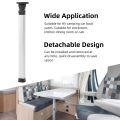RV Telescopic Folding Table Legs Aluminum Alloy Adjustable 20-30in Space Saving Detachable for Camper Van Boat Trailer Furniture.