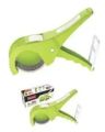 Vegetable Cutter and Peeler (Green, Color May Vary) - Multi 5 Laser Blade Cutter/Chopper for Vegetables and Fruits with Smart Locking System. 