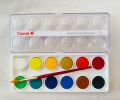 Camel Water Colour Paint Set 12 Shades. 