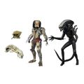 NECA Alien VS. Predator Action Figures Set 2 IN 1 PVC Figure Toy Set Classic Predator Movie Character Toy - Minimalistic Sophistication. 
