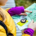 Waterproof Compass Outdoor Gadget Navigation Hiking Compass Camping  Orienteering Backpacking Map Reading Compass for Scout Kids. 