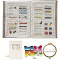 1 set of embroidery embroidery books, stitch books, DIY stitch books, embroidery sewing books, embroidery sewing books, embroide. 