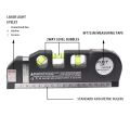 Multi-function High Precise Laser Leveling Instrument Steel Ruler Straight Line Laser Level Aligner Vertical Measure Tape. 