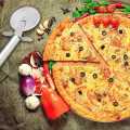 Pizza Cutter Stainless Steel Balde , Stainless Steel Handle , Big Blade Pizza Cutter , Kitchen Accessories Pizza Cutter , Pizza Cutter Wheel Stainless Steel. 
