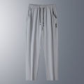 CHRLCK Men Running Pants Jogging Casual Summer Thin Sweatpants Quick Dry Ice Silk Straight Trousers Sports Gym Breathable Unisex.