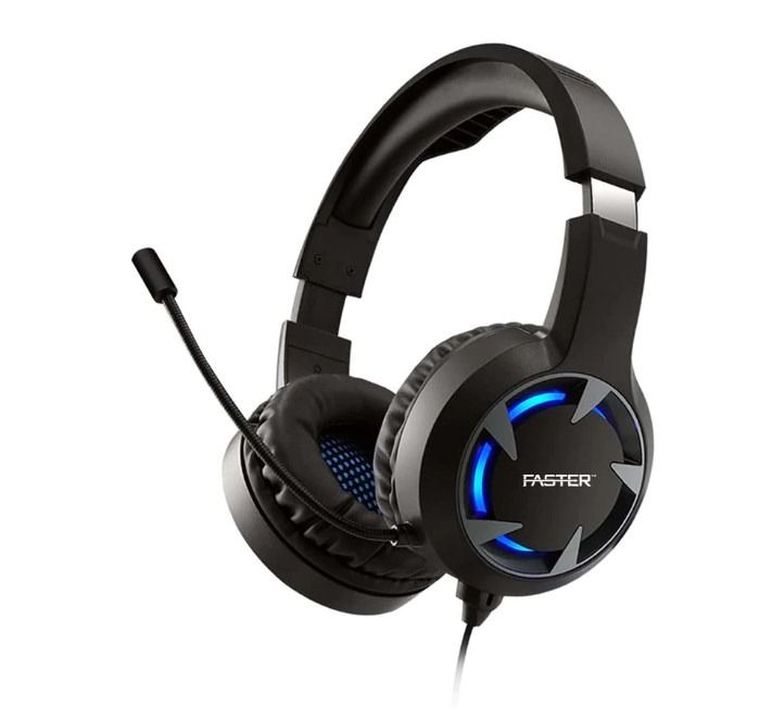 FASTER Blubolt BG-100 Gaming Headphone Surrounding Sound With Noise Cancelling Microphone For PC And Mobile
