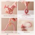 1Pcs Baby Silicone Teether Ring BPA Free Rattles Bracelet Food Grade Newborn Baby Accessories Cartoon Silicone Teething Toys. 