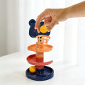 Baby Rotating 3/5/7-story Track Stacked Montessori Rolling Ball Tower Early Parent Child Education Interactive Toy Gift. 