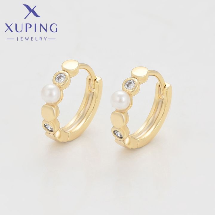 Xuping%20Jewelry%20Hot%20Sales%20High%20Quality%20Charm%20Popularity%20Circle%20Light%20Gold%20Color%20Hoop%20Earrings%20for%20Women%20Christmas%20%20X000804253%20-%20Image%204