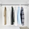 35-80cm Adjustable Stainless Steel Clothes Drying Rack No-Drill Telescopic Pole Curtain Rod for Balcony Bathroom. 
