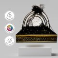 Fancy Gift Basket Set - 4 Square Empty Baskets with Complimentary Colorful Net and lace Wraps | Handcrafted  for Any Occasion - Anniversary, Wedding, Birthday , Mehendi , Shadi , Party | Premium Quality in 13 Vibrant Colors & Sizes (8x8 to 14x14). 