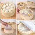 5Pcs Round Non Stick Silicone Steamer Pad 20/28/48cm Reusable Dim Sum Paper Restaurant Steamers Net Liner Kitchen Cooking Tool.