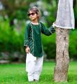 New dress for girls, Pakistan independence day dress,14 August kids dress. 