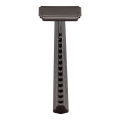 Classic Metal Double-Layer Semi-Blade Razor Manual Shaving Razor Stainless Steel Double-Sided Blade Beard Razor.