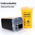 NEW Barbershop Blade Recycling Box Salon Mini Trash Can Razor Blade Disposal Case Syringe Needle Trash Collector Barber Tools. 