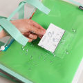 HUAJIE A4 13-Layer Graffiti Document Bag for Students, Zipper Folder for Exam Papers, Homework, File Storage & Classification. 