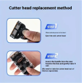 6-layer Manual Razor Set, 1 Handle With4/8/12/16/24 Refills Stainless Steel Manual Shave Razors For Daily Face Care.