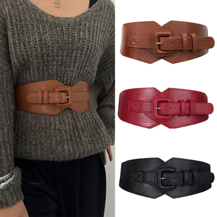 Corset Wide Leather Belt Is The Perfect Accessory/Leather Waist Belt For Women/Wide Waist Belt/ For Girlfriend