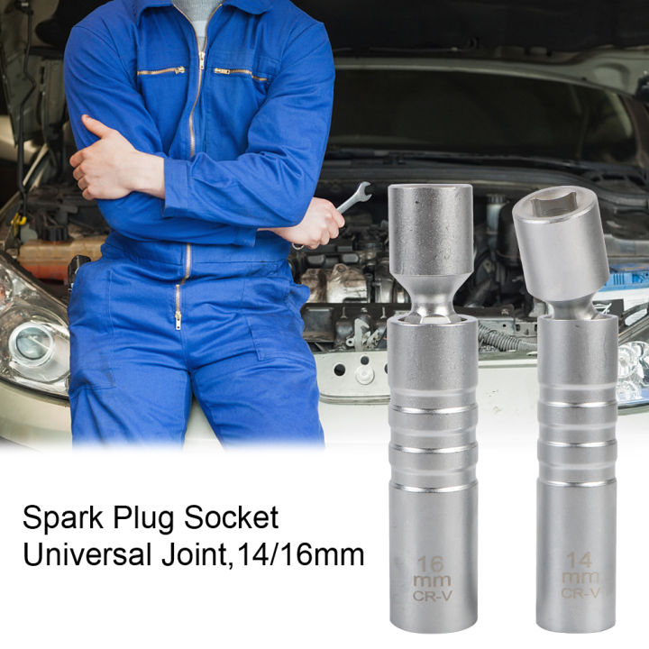 Diluopei 14Mm 16Mm Flexible Spark Socket Set With T-Handle For Auto And - View #3