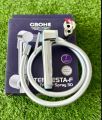 GROHI MUSLIM SHOWER CHROME WITH PIPE AND HOLDER. 