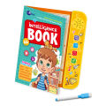 NEW Kids' English Learning Intelligence Touch Book, Early Education Knowledge with Sound Function, Reusable Pen, Birthdays . 