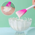 Double Head Facial Mask Brush Silicone Applicator Spoon Spatula Stirring Stick Women Skin Face Cleansing Care Home Makeup Tools. 