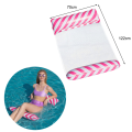 Inflatable Floating Bed Thicken PVC Inflatable Water Sleeping Bed Portable Floating Lounger Air Mattress for Swimming Pool Party.