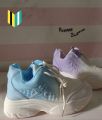 Women's Sneakers Fashion Chunky Sole Sports Joggers High Heel Casual vulcanize Shoes for Girls BTS KPOP purple shoes. 