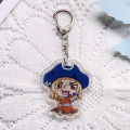 1/6PCS Anime Characters Dr. STONE Acrylic Keychain Accessories Keyrings Friends Funny Cartoon Bag Charms Backpack Pendant.