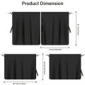4pcs Car Privacy Curtain Set Window Shade Privacy Travel Nap Night Car Camping Detachable Simple Curtain. 