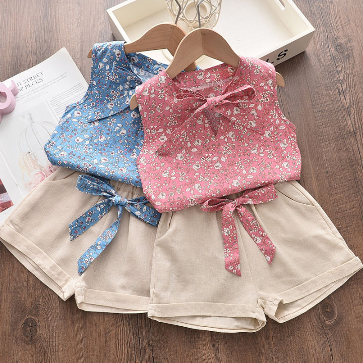 New%20Summer%20Baby%20Girls%20Clothes%20Children%20Sleeveless%20Vest%20Shorts%202Pcs/Sets%20Toddler%20Clothing%20Infant%20Fashion%20Costume%20Kids%20Tracksuits%20-%20Image%202