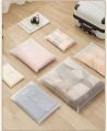 5pcs Waterproof Dustproof Transparent Clothes Underwear Storage Bag Reusable Travel Packing Zip lock Seal Classification. 