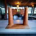 Wooden Handicrafts Bab-e-Khyber Model - Wooden Handmade Bab-e-Khyber Monument KPK Pakistan. 