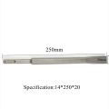 2 Pcs Concrete Chisel Drill Bit Set Sds Wall Chaser Impact Electric Hammer Metal Point Flat for Brick Groove 250mm. 