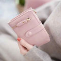 Women's short wallet multi-function buckle multi-card purse ladies wallet. 