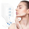 40Pcs Lifting Face Stickers Invisible Transparent Thin Face Patches Lift Tools V-Shape Face Wrinkle Sagging Skin Adhesive Tape. 