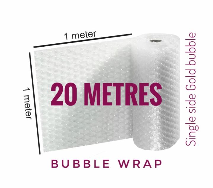 Bubble Wraps. Single Side gold Bubble . Packaging Materials for Safety and Security. Safe parcel and Storage bubble poly Paper