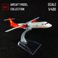 Scale 1:400 Metal Plane Model Miniature FIREFLY ATR72 Aircraft Aviation Replica Diecast Airplane Collection Kids Toy for Boy. 
