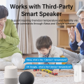 Tuya WiFi Temperature And Humidity Sensor APP Remote Monitor For Smart Home via Smart Life Work With Alexa Google Assistant. 