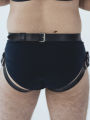 Leather Strapon Harness Leather Men's Thigh Garter Belt Men's leather leg Harness Mens Harness Jockstraps Bondages Men's Harness. 