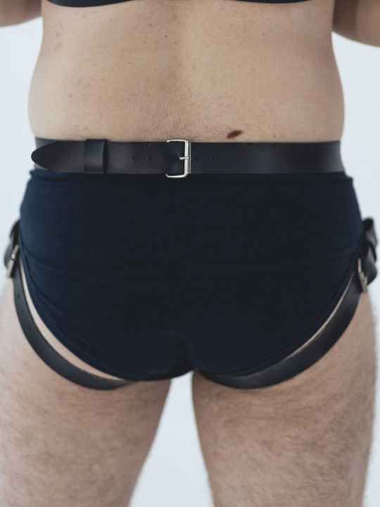 Leather%20Strapon%20Harness%20Leather%20Men's%20Thigh%20Garter%20Belt%20Men's%20leather%20leg%20Harness%20Mens%20Harness%20Jockstraps%20Bondages%20Men's%20Harness%20-%20Image%203