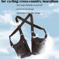 New Anti-theft Storage Vest Bag Storage Leather Multifunction Strap Chest Bag Concealed Underarm Shoulder Outdoor Sports. 