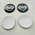Nissan Logo Alloy Wheel Cap Sticker 4Pcs. 
